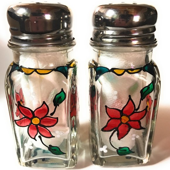 Jazzy Glass Gems Other - Hand Painted Salt & Pepper Shakers Fun!